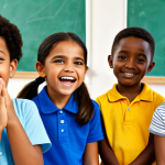 Classroom Emotional Learning**

"A diverse group of fully clothed young children in a bright and cheerful classroom, participating in an activity to identify and express their emotions. The teacher, also fully clothed in modest attire, is guiding them. The scene shows children drawing faces representing different feelings. Safe for work, appropriate content, professional, family-friendly, perfect anatomy, correct proportions, natural pose, well-formed hands, proper finger count, natural body proportions."

**