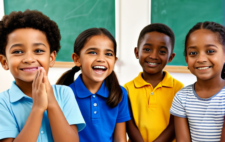 Classroom Emotional Learning**

"A diverse group of fully clothed young children in a bright and cheerful classroom, participating in an activity to identify and express their emotions. The teacher, also fully clothed in modest attire, is guiding them. The scene shows children drawing faces representing different feelings. Safe for work, appropriate content, professional, family-friendly, perfect anatomy, correct proportions, natural pose, well-formed hands, proper finger count, natural body proportions."

**